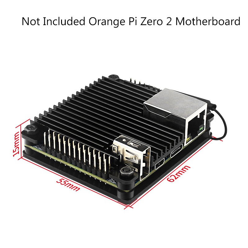 Bảng Mạch Phát Triển orange pi zero 2 Bằng Nhôm Làm Mát Bảo Vệ Mật Khẩu