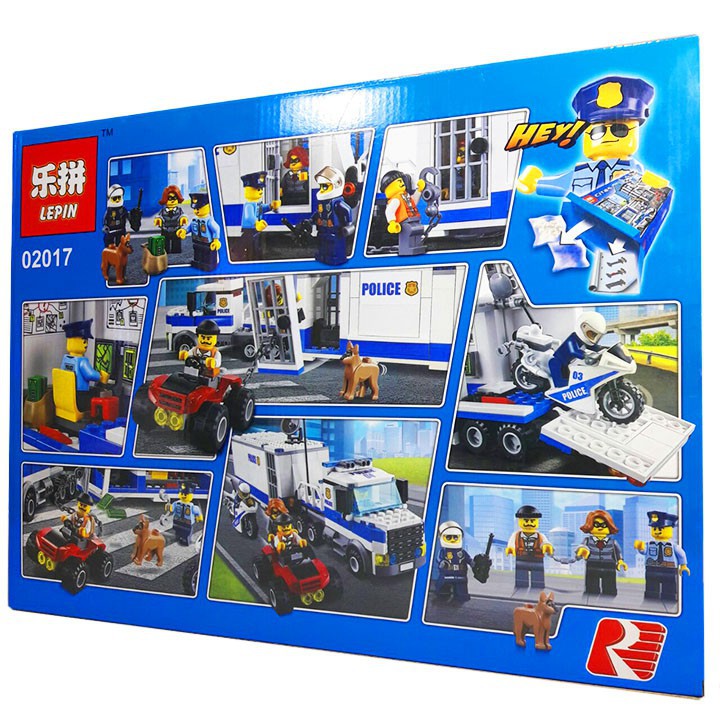 Bộ Lego Lắp Ráp City Ninjago Police. Có 404 Chi Tiết. Lego Xếp Hình Đồ Chơi Cho Bé