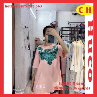 [QUÀ TẶNG] ÁO thun áo phông hè hoa hồng xanh form thụng tay lỡ chất cotton mềm chuẩn ảnh nam nữ mặc đôi nhóm unisex