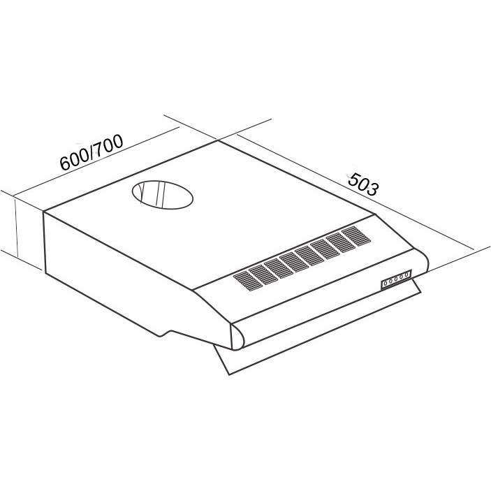 Máy Hút Mùi Nhà Bếp Faster  FS 0870BD-0870WD-70cm,Điều Khiển Cơ- Dáng Cổ Điển -Hút Khỏe - Chạy Êm -BH 24T- Chính Hãng