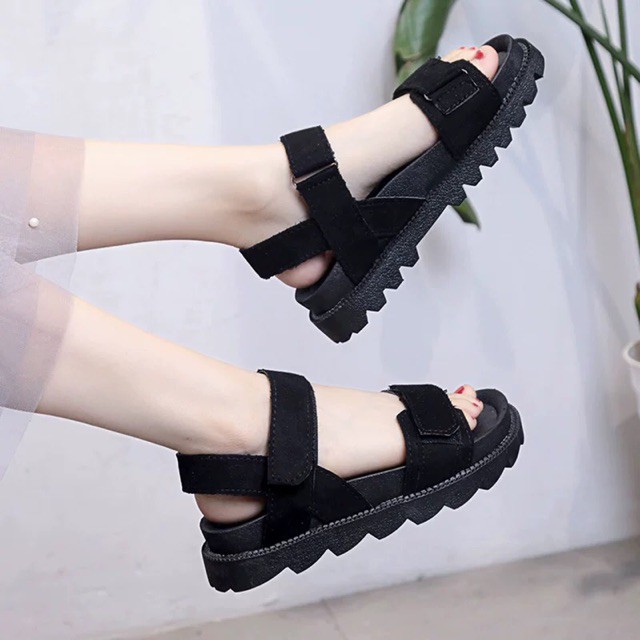 sandal ulzzang nữ ☑FREESHIP☑ Sandal Nữ Đẹp Thời Trang Hàn Quốc kiểu dángnăng động vơi 2 gam màu cực xinh