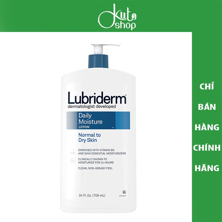 {U.S.A} Dưỡng thể cho da thường/khô Lubriderm Daily Moisture Lotion
