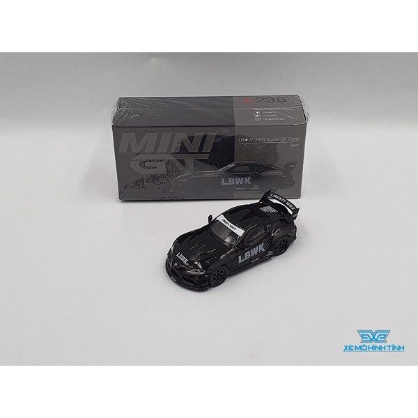Xe Mô Hình LBWK Toyota GR Supra 1:64 MiniGT ( Đen )