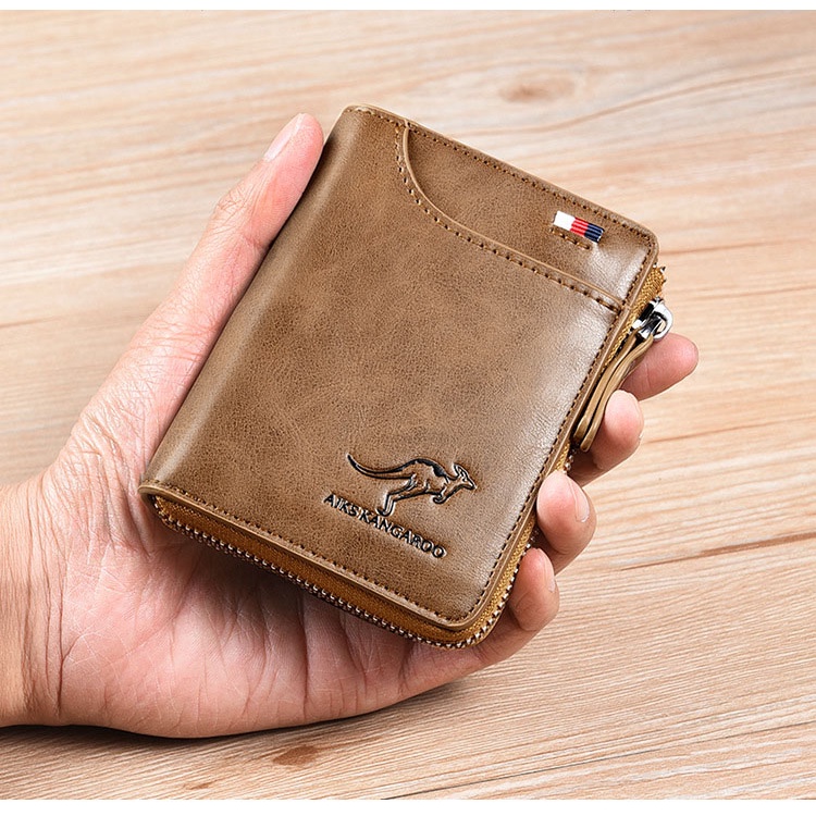 Ví da nam cao cấp chống trộm thông tin tài khoản ngân hàng