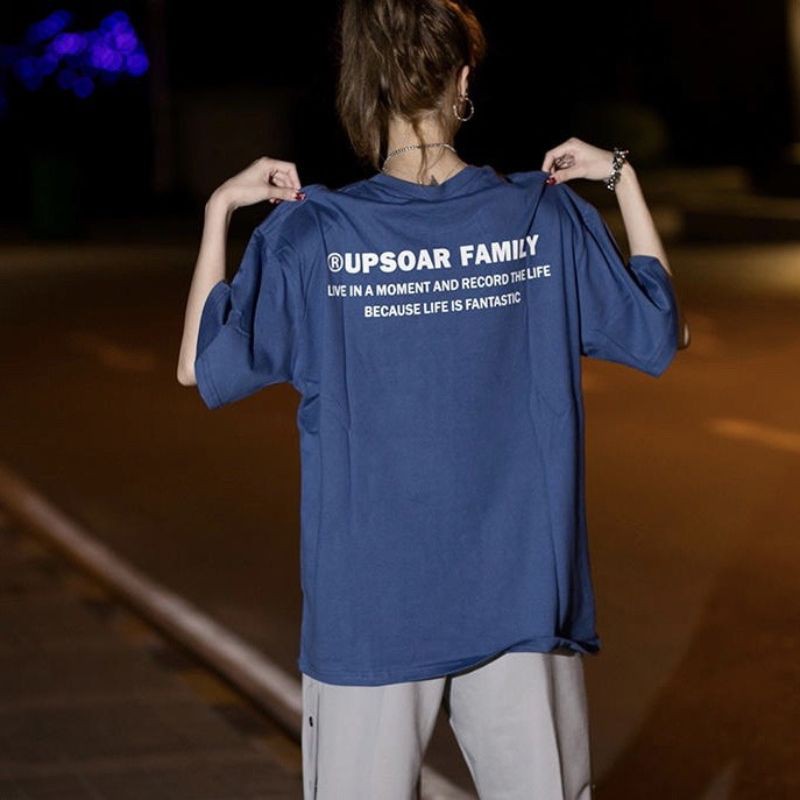 Áo Thun tay lỡ Unisex Upsour Family