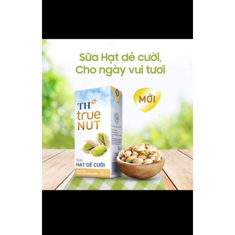 Sữa hạt TH true milk 180mlx4 hộp ( Óc chó / Macca / Hạnh Nhân / Gấc / Hạt Nghệ / Hạt dẻ cười  )