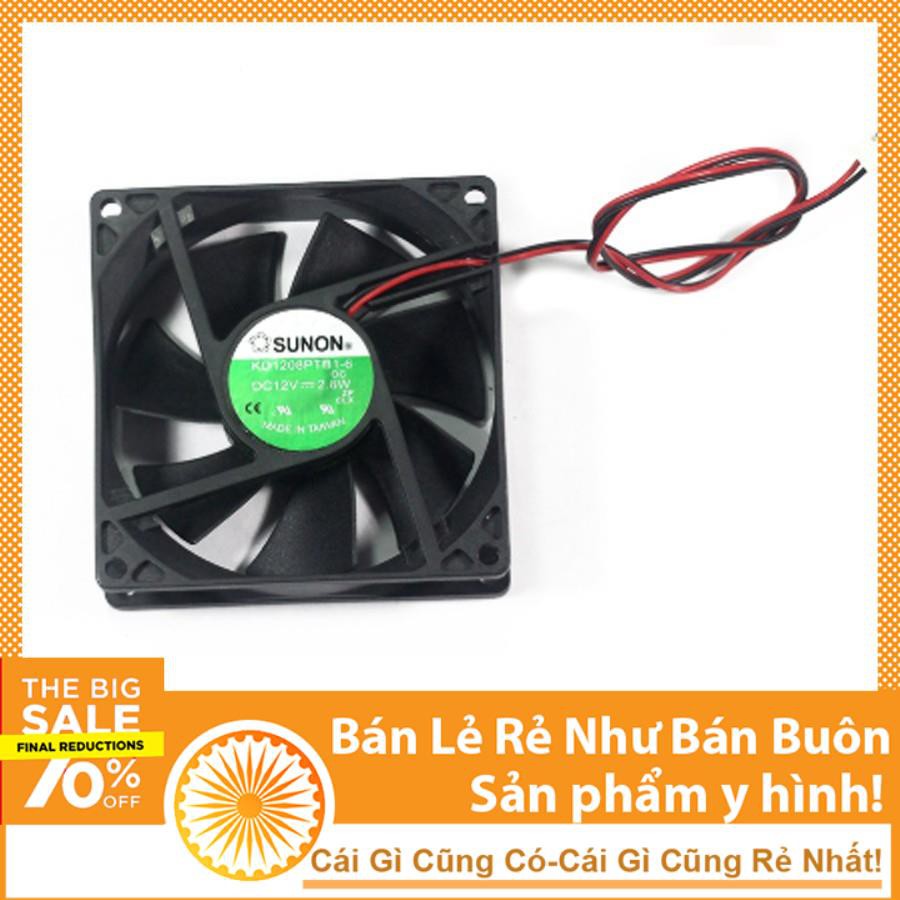 Quạt Tản Nhiệt 8x8x2.5cm 12VDC-0.19A