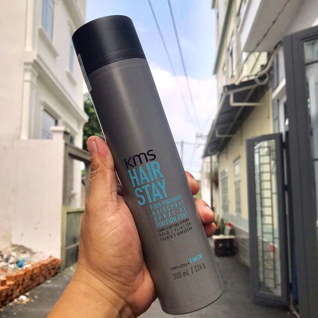 🇩🇪 🇩🇪 GÔM XỊT ĐỊNH VỊ CỐ ĐỊNH VÀ GIỮ NẾP TÓC MẠNH MẼ KMS HAIR STAY FINISHING SPRAY 300ml