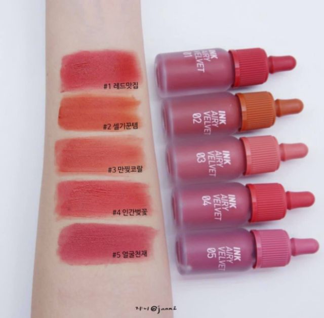 Son Ink airy velvet tint siêu mềm