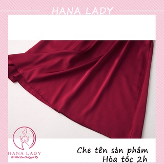 Váy ngủ lụa phối ren cao cấp, váy ngủ VN454