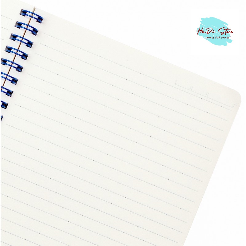 KLONG Sổ lò xo kép LINED A5 giấy dày 100GSM - 120trang