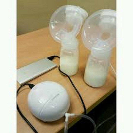 Máy Hút Sữa Điện Đôi Real Bubee nhập khẩu Nhật Bản chính hãng 6 cấp độ mô phỏng con bú massage kích sữa