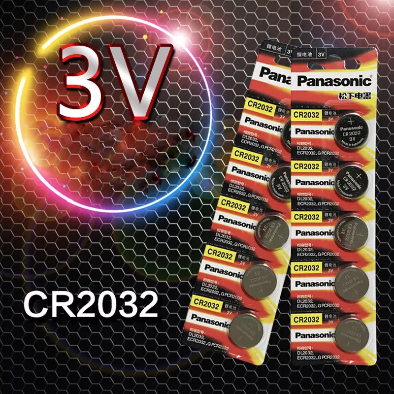 Pin CR2016 ,CR2025 ,CR2032 Panasonic 3V Lithium thay thế pin remote smartkey,xe hơi,xe máy,cmos