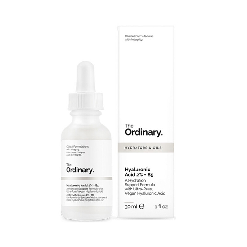 Tinh chất Hyaluronic Acid 2% + B5 Hydration 30ml dưỡng ẩm cho da mặt mịn màng trẻ trung thương hiệu THE ORDINARY