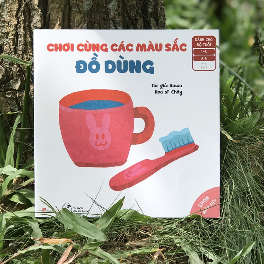 Sách - Ehon Nhận Biết - Chơi Cùng Các Màu Sắc - Đồ Dùng (1-6 tuổi)