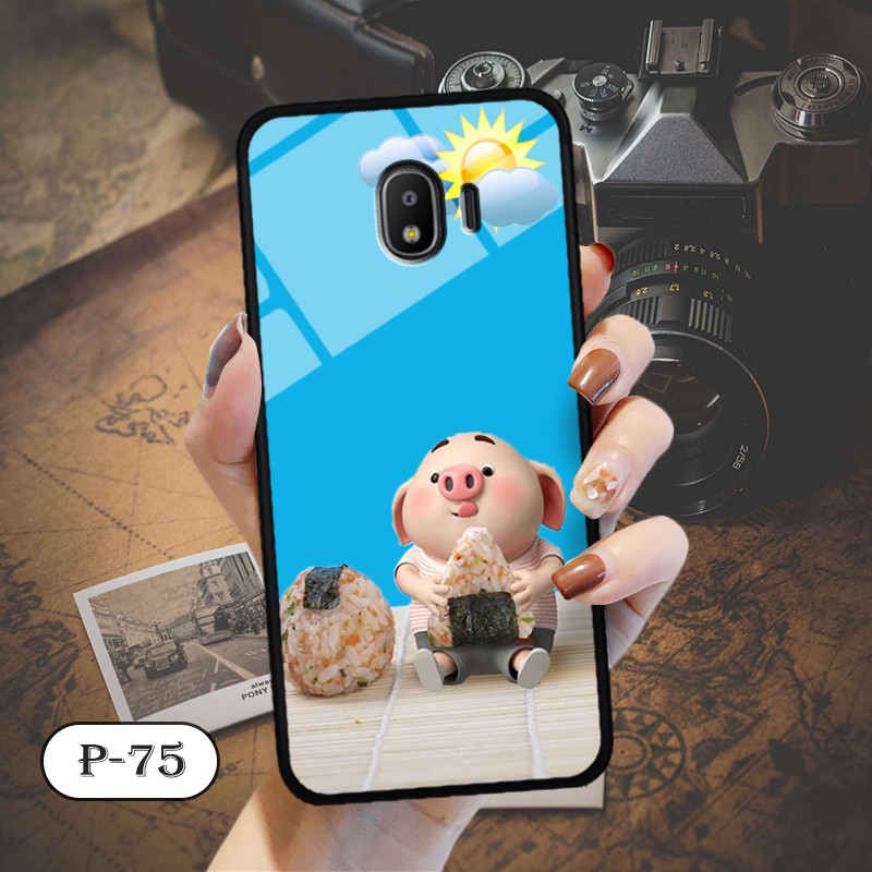 [Mã ELORDER5 giảm 10K đơn 20K] Ốp lưng kính 3D Samsung Galaxy J2 Pro 2018-cute