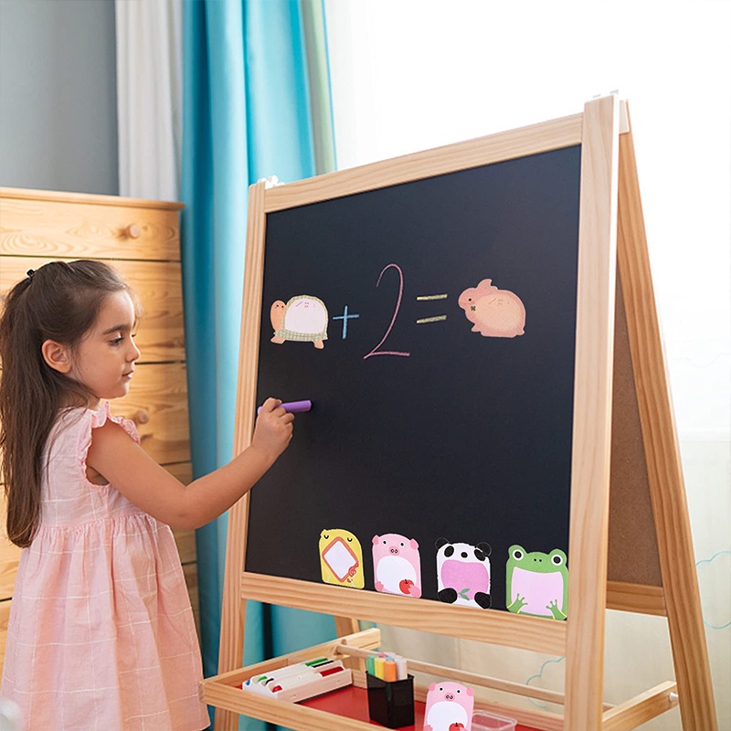 Giấy Ghi Chú Tự Dính Hình Động Vật Dễ Thương Dùng Cho Học Sinh/Văn Phòng/Nhà Cửa