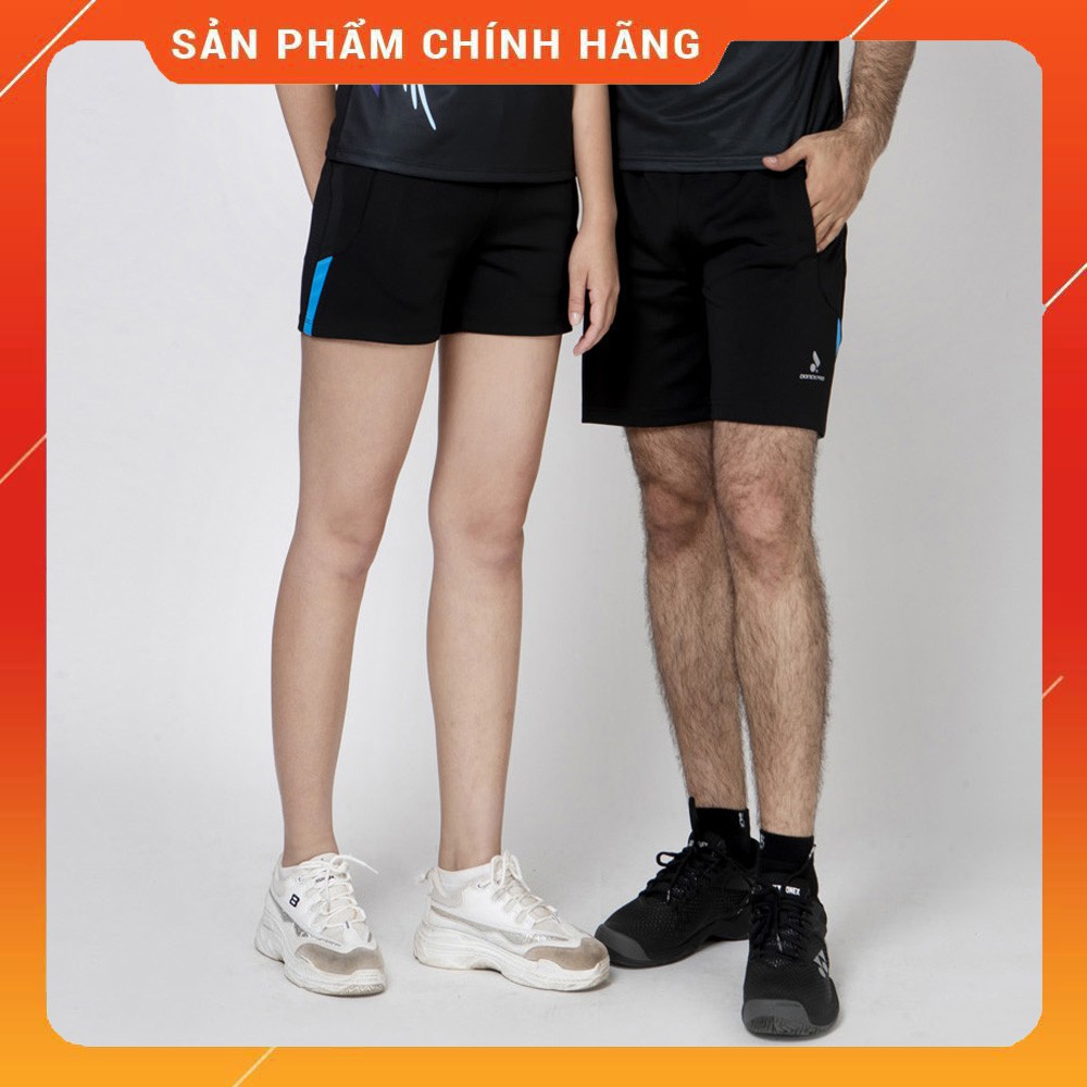 [ Chính Hãng ] Quần Tennis, Quần cầu lông Donexpro Nam nữ MSC - 976 - AC - 876 - Đen xanh