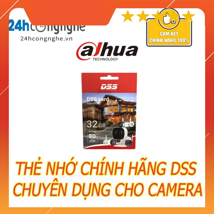 THẺ NHỚ 32GB DSS DAHUA CHÍNH HÃNG - BẢO HÀNH 36T