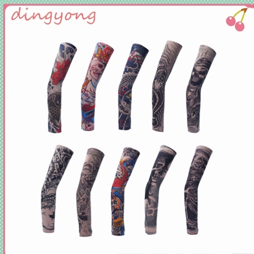 10 Mẫu Ống Tay Hình Xăm Tạm Thời Bằng Nylon Co Giãn
