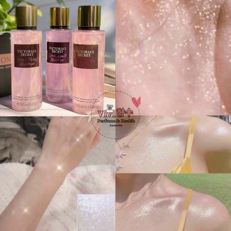 Combo 3 chai Xịt Toàn Thân Có Nhũ BodyMist Victoria's Secret 10