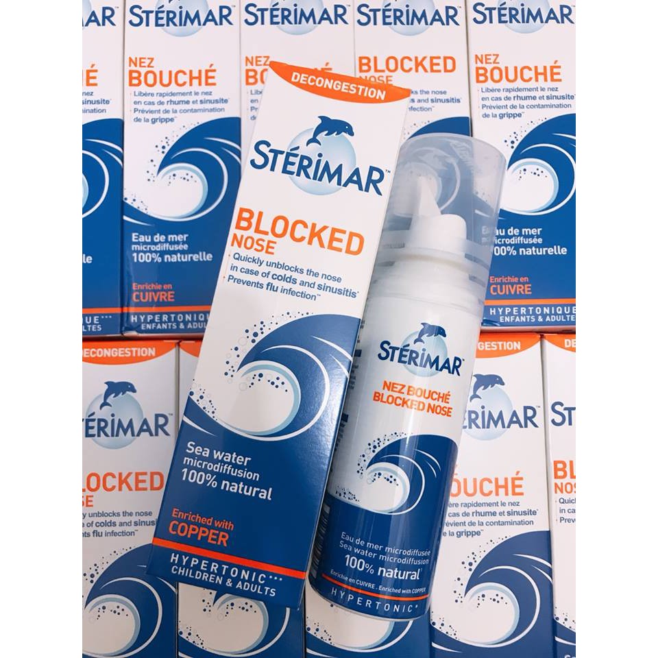 XỊT MŨI KHÁNG VIÊM STERIMAR PHÁP