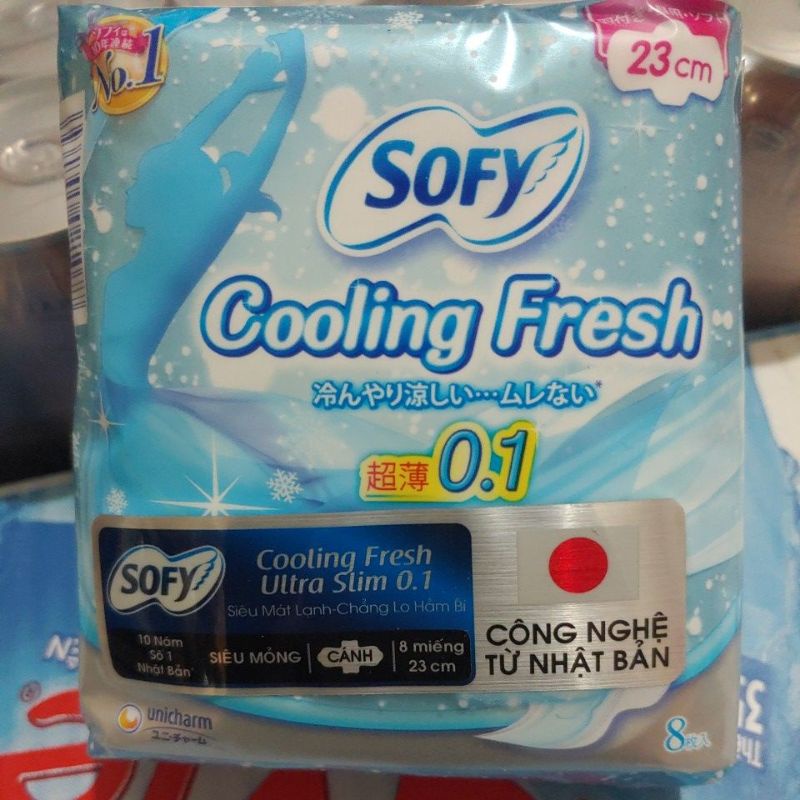 Băng vệ sinh Sofy siêu mỏng cánh 8 miếng