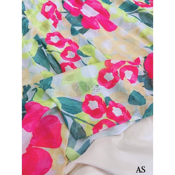 VÁY HOA/ĐẦM HOA XẾP LY NGỰC EO DÁNG DÀI NỔI BẬT | BigBuy360 - bigbuy360.vn