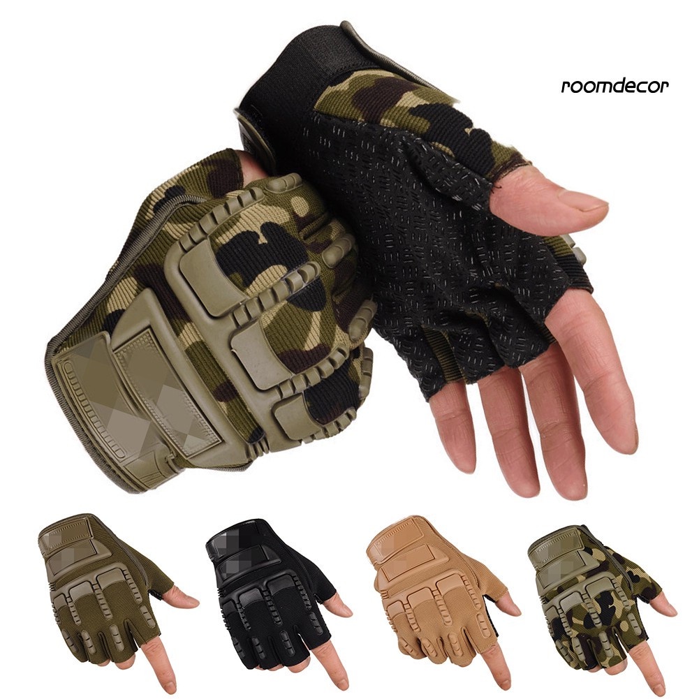 Găng tay hở ngón mechanix quân đội