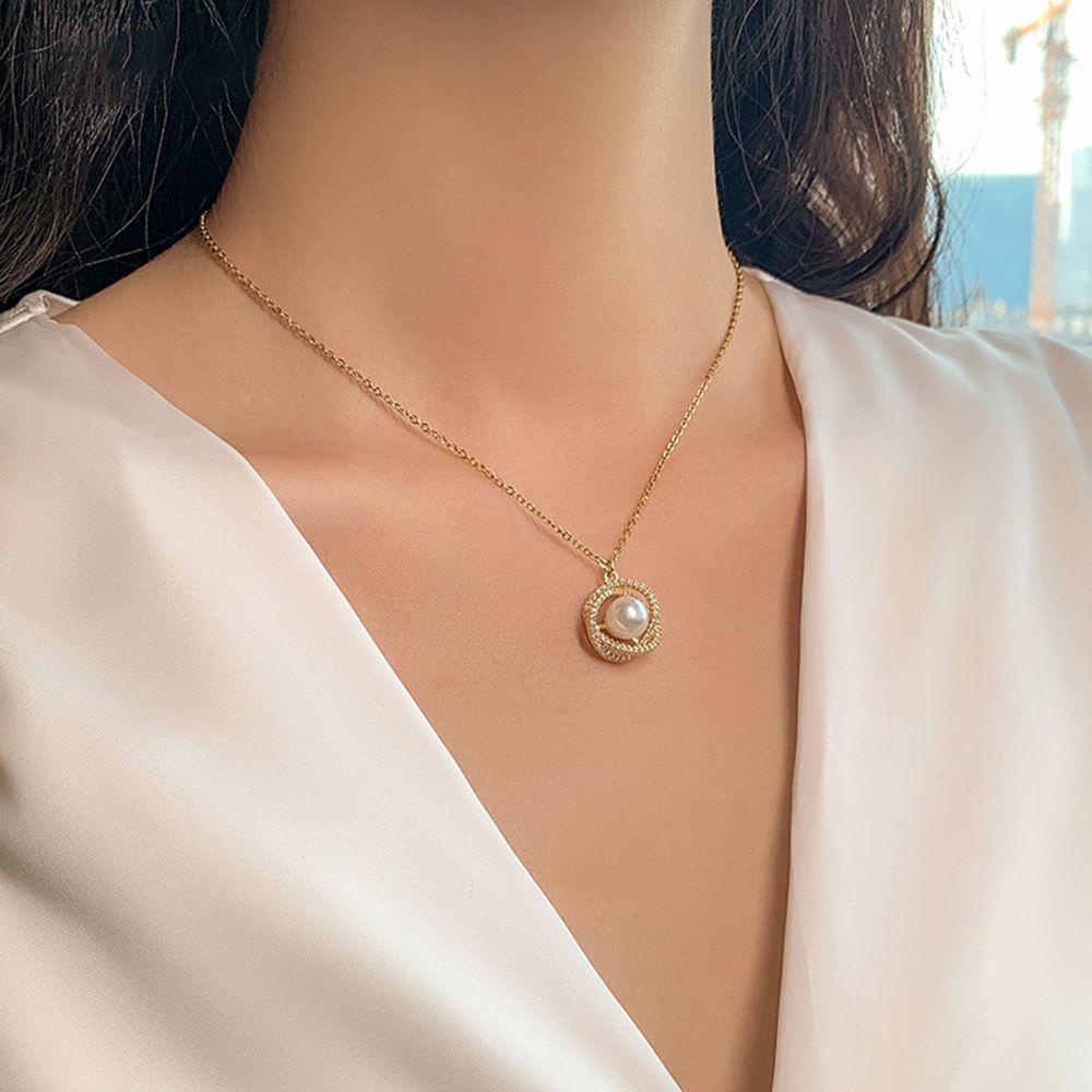 Vòng cổ Hợp Kim Thiết Kế Sang Trọng Ngọt Ngào Cho Nữ