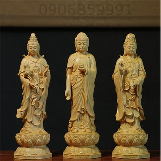 Bộ Tây Phương Tam Thánh (A Di Đà - Đại Thế Chí Bồ Tát - Quán Thế Âm Bồ Tát)
