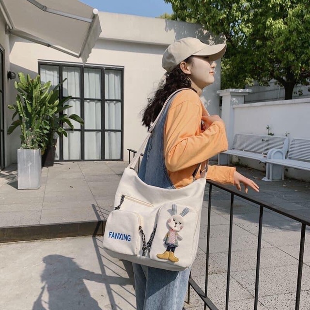 Túi thỏ cute kem ảnh thật | BigBuy360 - bigbuy360.vn