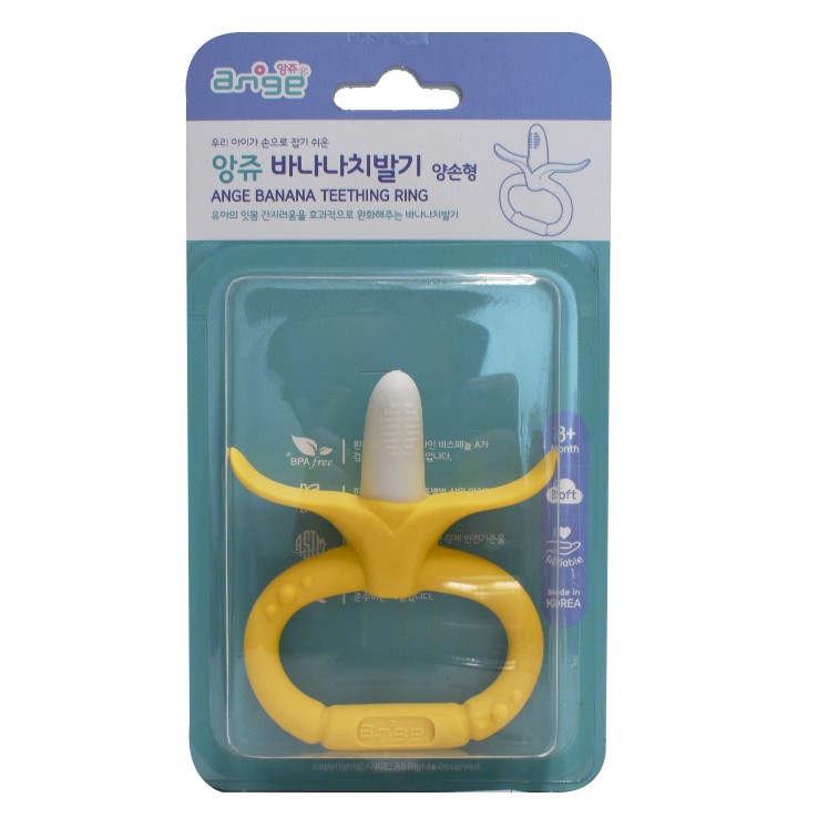 Gặm nướu Ange hình quả chuối AG044/AG046