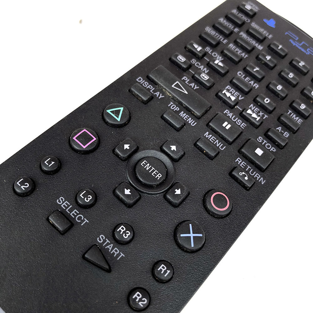Điều khiển từ xa Scph 10420 Ir cho Sony Slim Ps2 Playstation V9 Slim Ps2 Scph 5 Scph 7 Scph 9 Scph 10 Playstation 2 Dvd