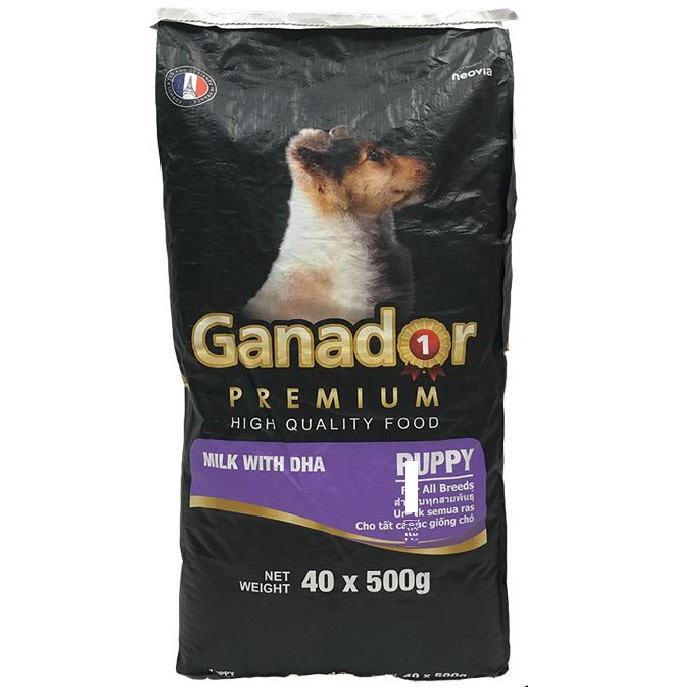 20Kg Chia túi - Thức ăn cho chó con GANADOR PUPPY ( 50 gói 400gr)