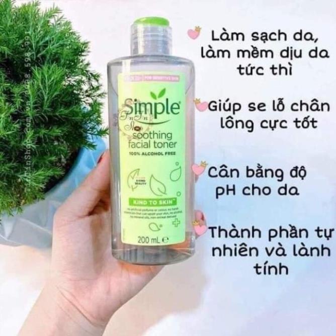 Tẩy Trang Và Nước Hoa Hồng Simple