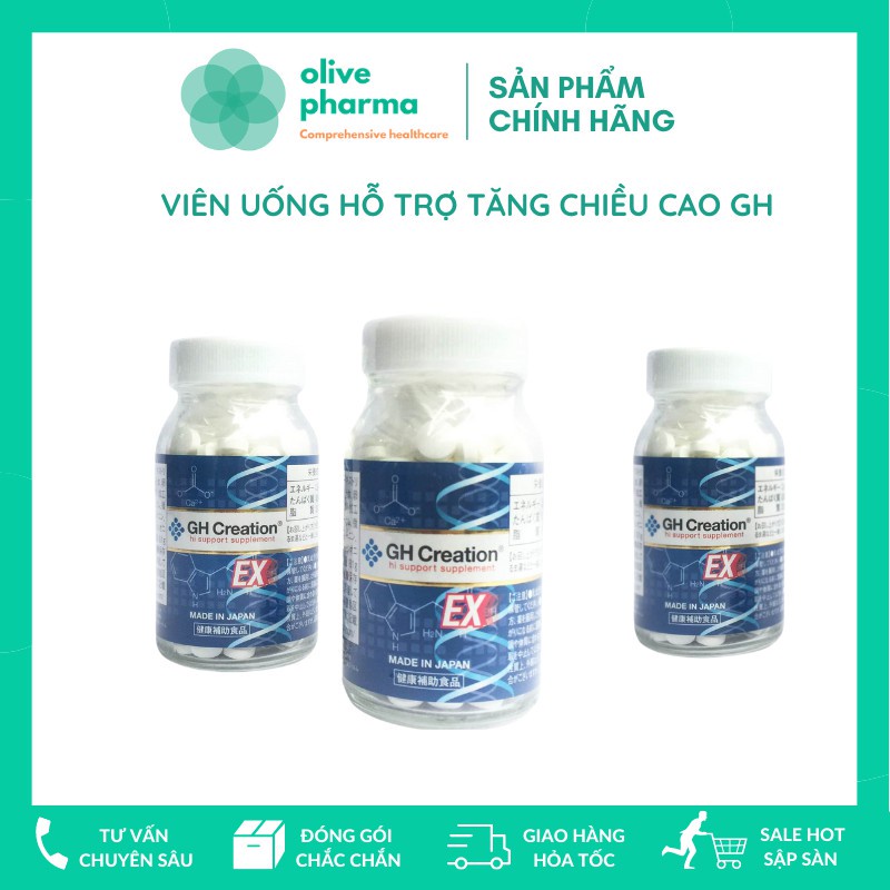 Viên uống tăng chiều cao Nhật GH- Creation 270 viên