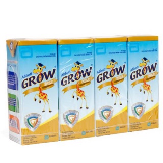 Lốc 4 Hộp Sữa Nước Abbott Grow Gold Hương Vani 180ml T4/2022