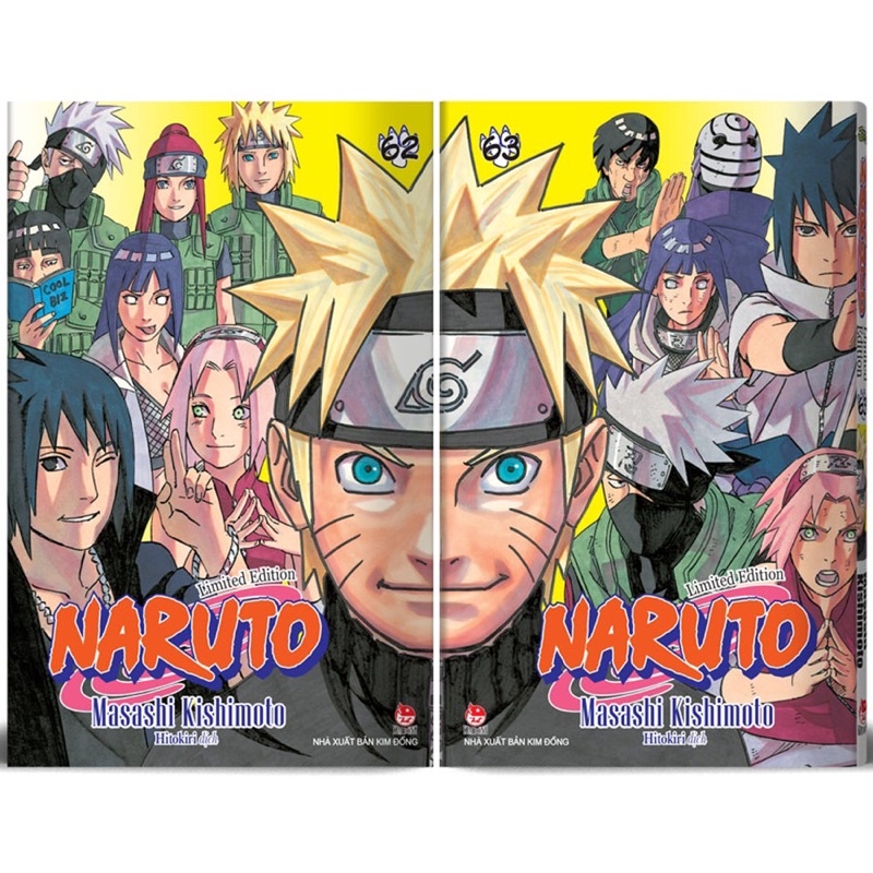 Sổ ghi chép - Naruto 62 63 Limited
