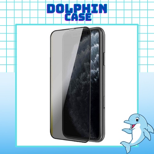 Kính cường lực chống nhìn trộm iphone full màn, đủ size 6/7/8/X/11/12/13/Plus/Max/Pro/Promax - Dolphin Case