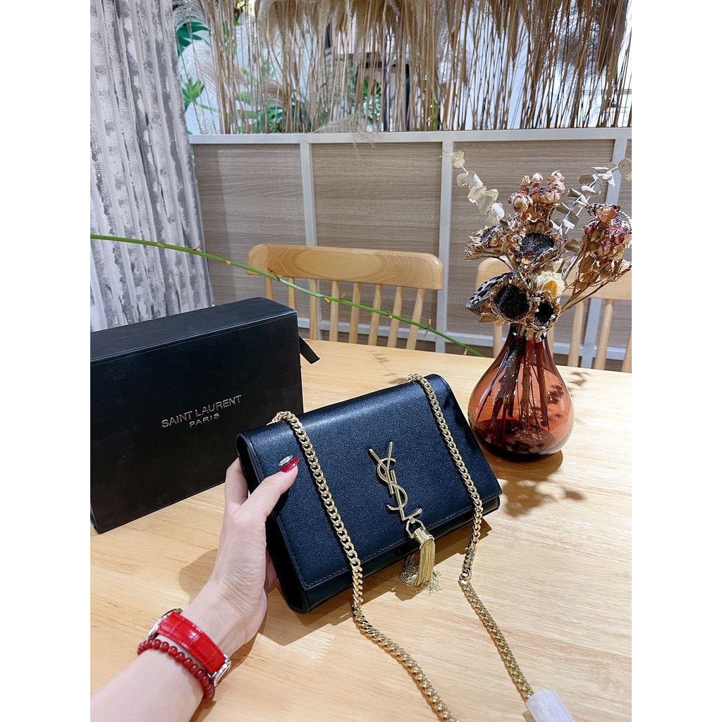Túi Đeo Chéo YSL Phong Cách Hàn Quốc Cổ Điển Thời Trang