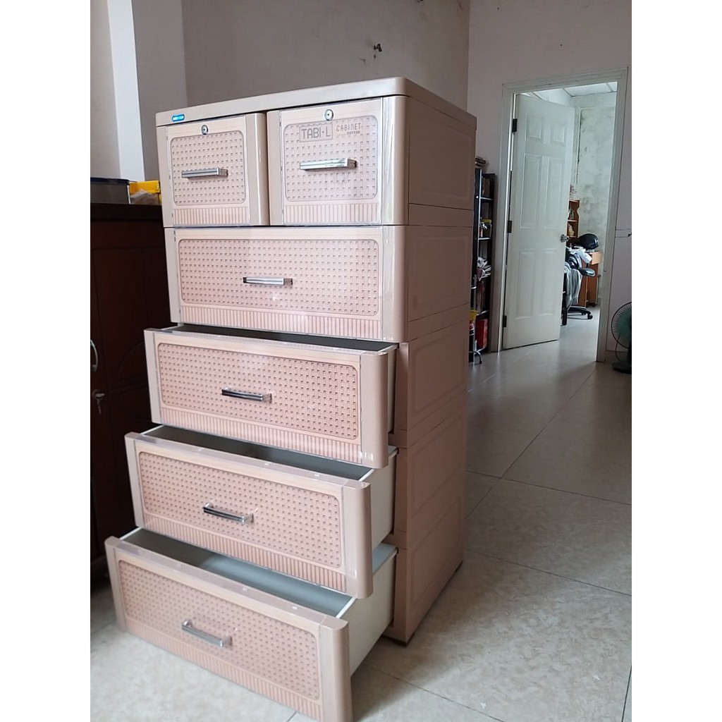 Tủ nhựa Duy Tân Tabi L 5 tầng