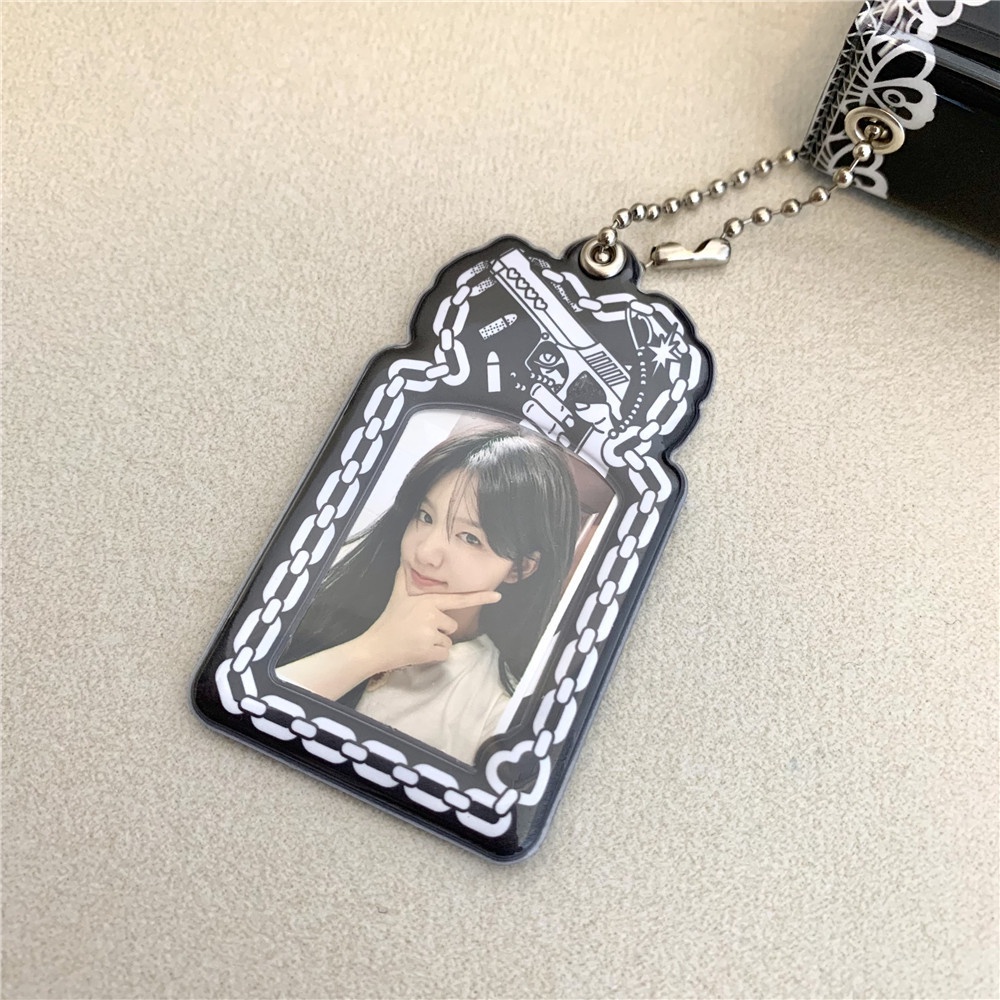 Dây Xích 1inch 2inch Mini Họa Tiết Da Báo Bảo Vệ Thẻ Ảnh / Thẻ ID