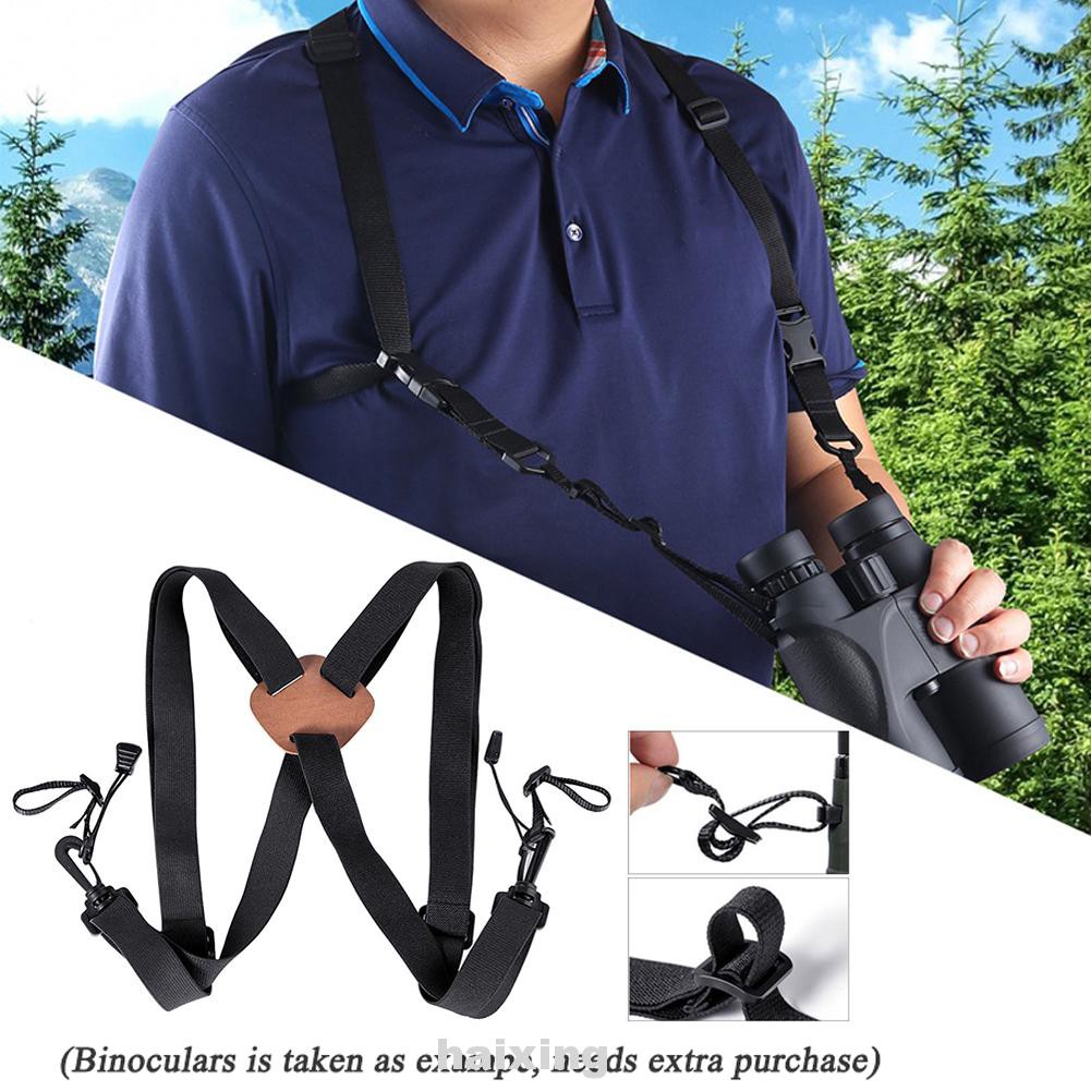 Outdoor Simple Universal Durable Adjustable Size Golfer X Shaped Photographer Binocular Harness Strap