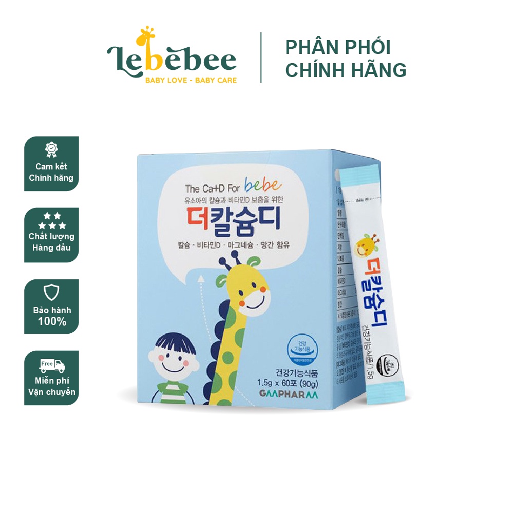 Canxi phát triển chiều cao The CA+D for Bebe Hàn Quốc cho bé