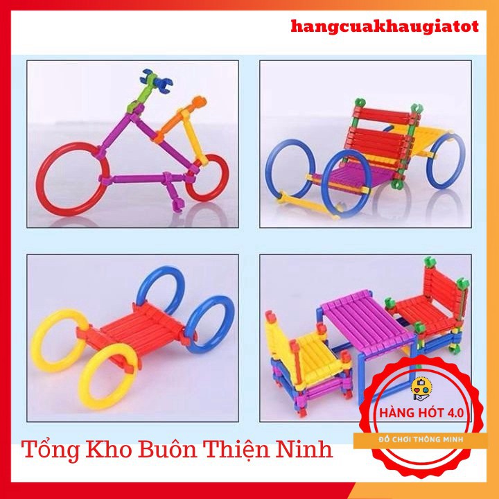 Bộ đồ chơi xếp hình que thông minh cho bé