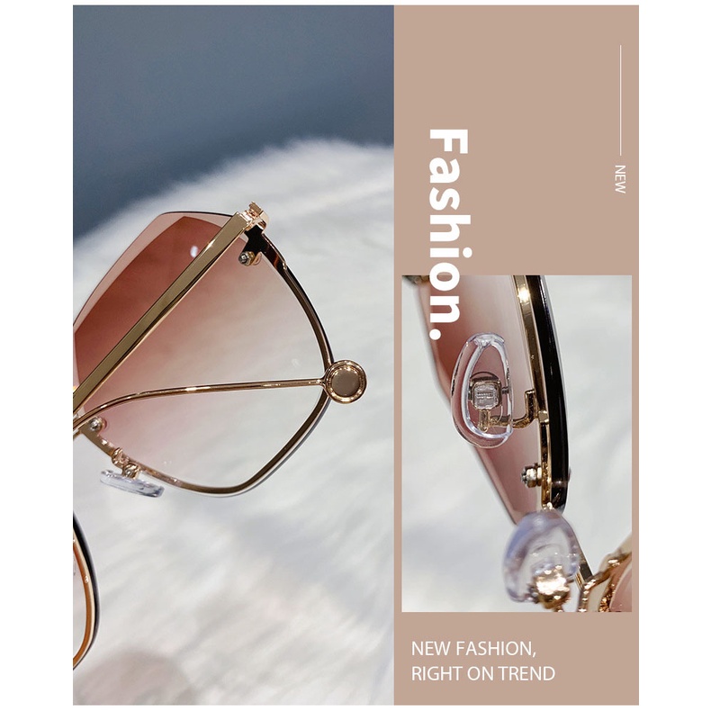 Kính Mát Phân Cực Không Gọng Kiểu Mới Cho Nữ