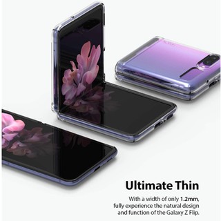 Ốp Điện Thoại Mỏng Trong Suốt Cho Samsung Galaxy Z Flip / F7000 / F9000