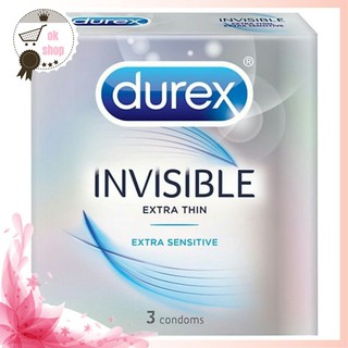 Durex Invisible - 3 Bao cao su siêu mỏng