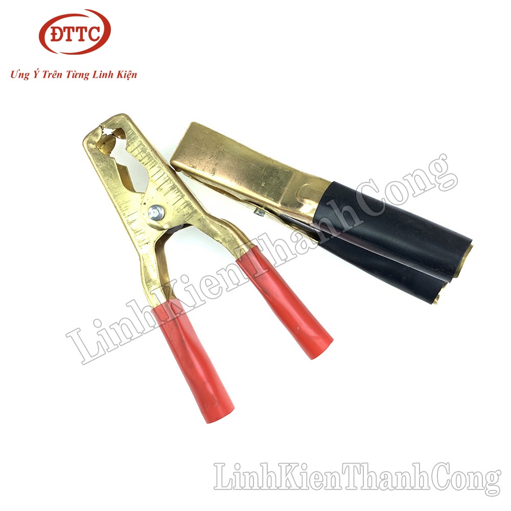 Kẹp Acquy 200A Đồng Nguyên Chất 13cm